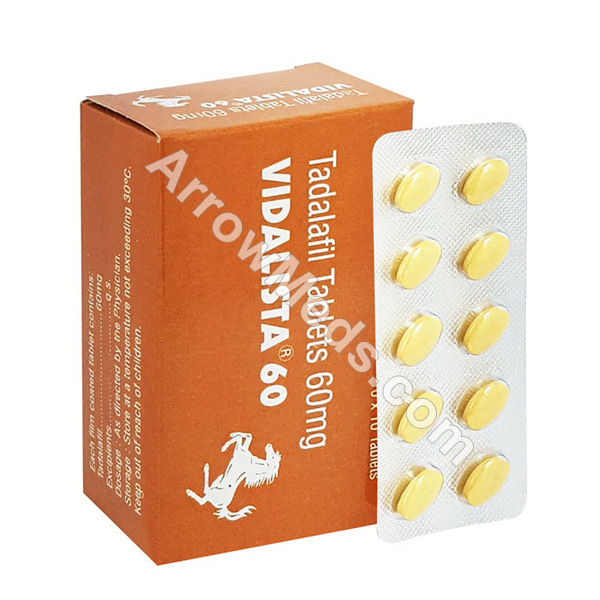 Vidalista 60 mg Tablet- Uses, Dosage, Side effect, Benefits for ED